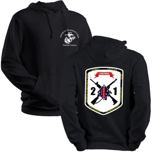 2nd Battalion 1st Marines Unit Black Sweatshirt, 2/1 unit hoodie, 2/1 unit sweatshirt, 2d Bn 1st Marines unit hoodie