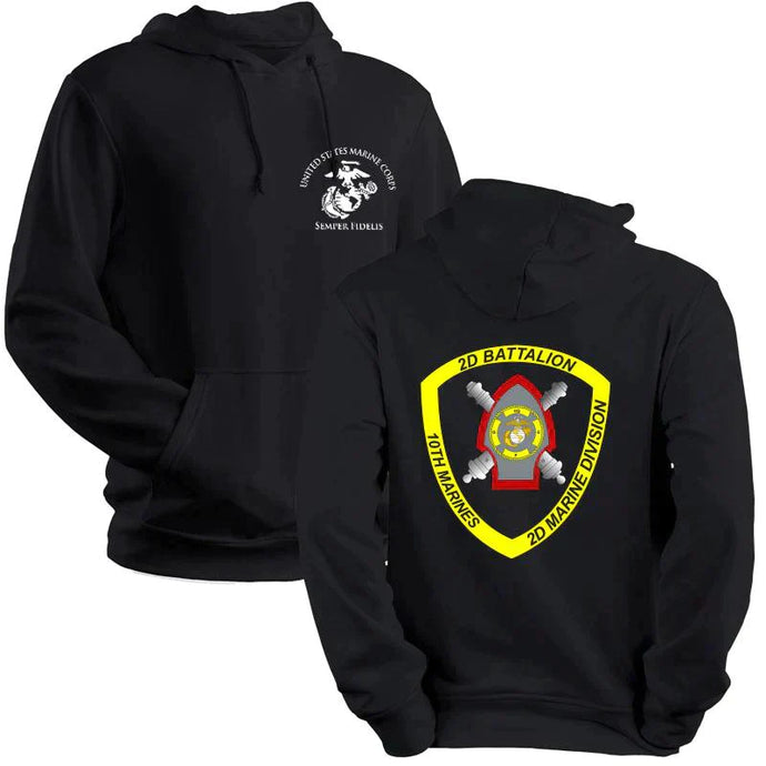 2/10 unit sweatshirt, 2/10 unit hoodie, 2nd Battalion 10th Marines unit sweatshirt, 2nd battalion 10th Marines unit hoodie, USMC Unit Hoodie, USMC Unit gear
