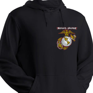 USMC Old Time EGA Patch Embroidered Marine Corps Sweatshirt