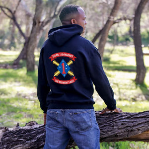 2nd Bn 11th Marines USMC Unit hoodie, 2d Bn 11th Marines logo sweatshirt, USMC gift ideas for men, Marine Corp gifts men or women 