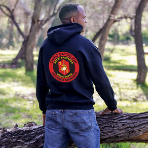 3d Bn 2d Marines  USMC Unit hoodie, 3d Bn 2d Marines logo sweatshirt, USMC gift ideas for men, Marine Corp gifts men or women 3rd Bn 2nd Marines