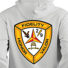 2nd Bn 9th Marines USMC Unit hoodie, 2dBn 9th Marines logo sweatshirt, USMC gift ideas, Marine Corp gifts women or men, USMC unit logo gear, USMC unit logo sweatshirts 
