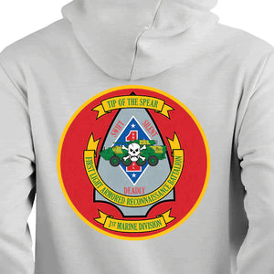 1st LAR Unit Black Sweatshirt, 1st LAR unit Hoodie, 1st light armored reconnaissance Battalion unit hoodie, usmc unit gear