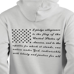 Pledge of Allegiance hoodie patriotic apparel gifts for veterans