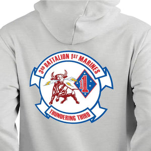3/1 unit sweatshirt, 3/1 unit hoodie, 3rd battalion 1st Marines unit sweatshirt, USMC Unit Hoodie, USMC unit gear