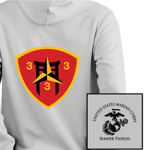 3/3 unit sweatshirt, 3/3 unit hoodie, 3rd battalion 3rd Marines unit sweatshirt, USMC Unit Hoodie, USMC unit gear