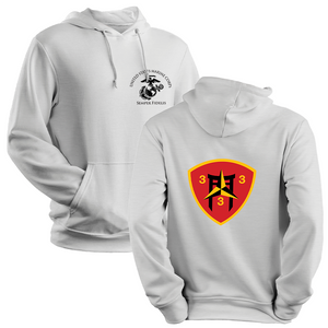 3/3 unit sweatshirt, 3/3 unit hoodie, 3rd battalion 3rd Marines unit sweatshirt, USMC Unit Hoodie, USMC unit gear