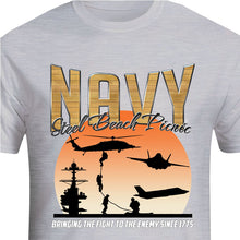 Navy Steel Beach Picnic shirt gray us navy gifts