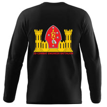 2nd CEB USMC long sleeve Unit T-Shirt, 2nd CEB logo, USMC gift ideas for men, Marine Corp gifts men or women