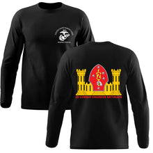 2nd CEB USMC long sleeve Unit T-Shirt, 2nd CEB logo, USMC gift ideas for men, Marine Corp gifts men or women