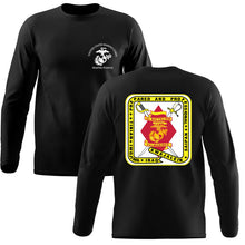 2d Battalion 23rd Marines Unit Logo Black Long Sleeve T-Shirt