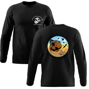 MWCS-48 USMC Unit Long Sleeve T-Shirt-NEW Logo