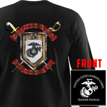 CLB-15 USMC Unit Logo Black Long Sleeve T-Shirt, Combat Logistics Unit logo Black Long Sleeve T-Shirt