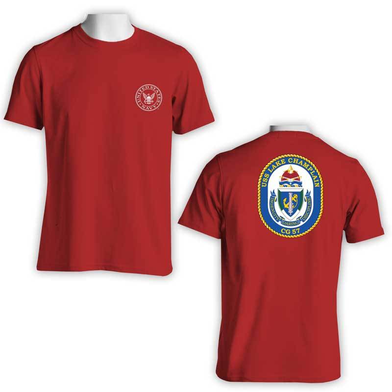 USS Lake Champlain T-Shirt, US Navy T-Shirt, US Navy Apparel, CG 57, CG 57 T-Shirt