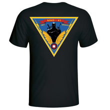 MAG-41 Det Bravo USMC Unit Long Sleeve T-Shirt Black