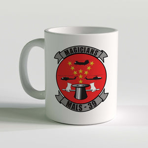 Marine Aviation Logistics Squadron 39 Magicians Unit Logo Coffee Mug