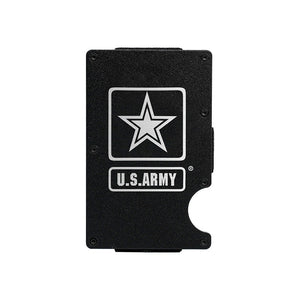 Metal RFID wallet Army wallet with money clip