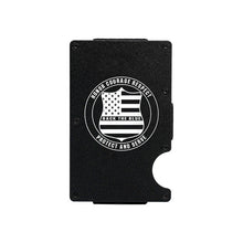 Metal RFID wallet Police Officer wallet with money clip