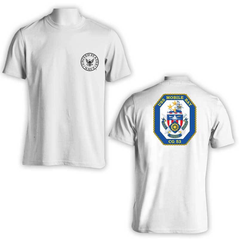 USS Mobile Bay T-Shirt, CG 53 t-shirt, CG 53, US Navy T-Shirt