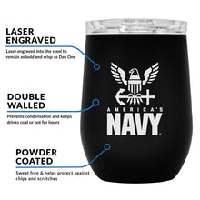 Navy Wine Tumbler
