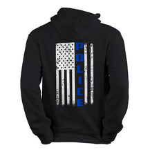 Police First Responder Hoodie, Thin blue line weatshirt, Police hoodie, police sweatshirt, back the blue, back the badge