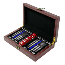 Police Playing Cards And Dice Gift Box Set