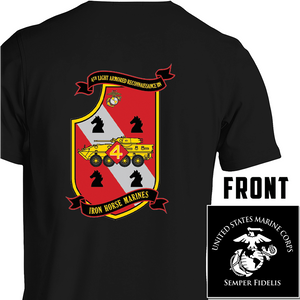 4th Light Armored Reconnaissance Battalion (4th LAR) Unit T-Shirt