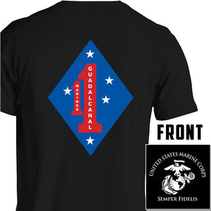 1st Marine Regiment USMC Unit T-shirt, 1st Marine Regiment Marines Unit T-shirt, 1st Marine Regiment Unit T-shirt, USMC Unit T-shirt