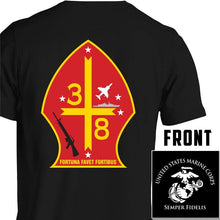 3rd Bn 8th Marines USMC Unit T-Shirt, 3rd Bn 8th Marines, USMC gift ideas for men, Marine Corp gifts men or women 3d