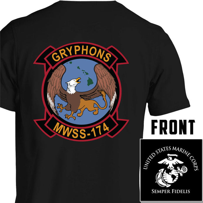 MWSS-174 Marines Unit T-Shirt