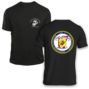 Combat Logistics Regiment Unit Logo Black Short Sleeve T-Shirt