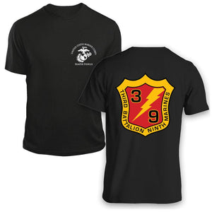 3/9 unit t-shirt, 3rd battalion 9th Marines unit t-shirt, 3rd battalion 9th Marines, USMC unit t-shirt, custom USMC unit gear
