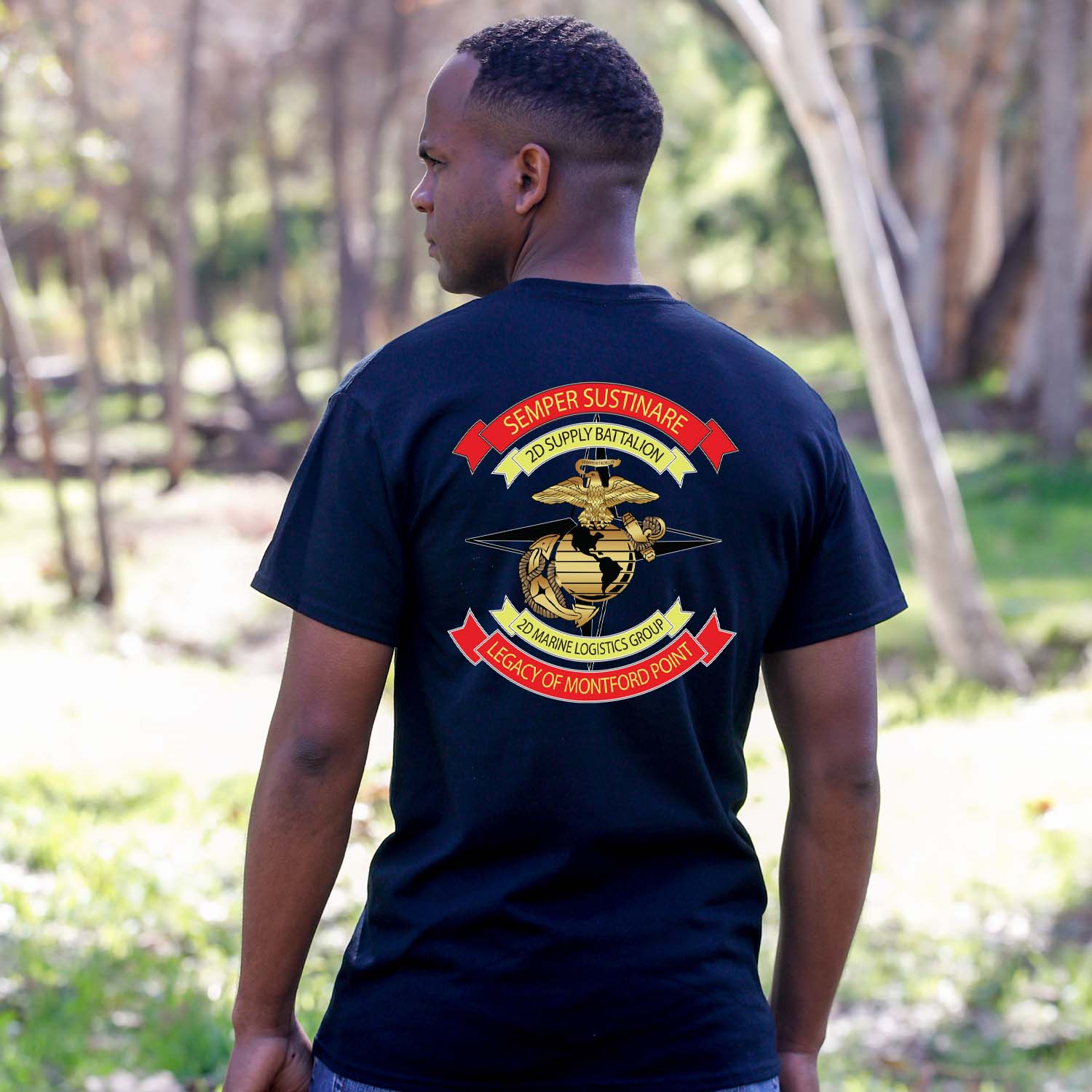 2nd Supply Battalion Marines Unit T Shirt Marine Corps Gift Shop