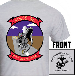 Marine Wing Support Squadron-473 USMC Unit T-Shirt, MWSS-473, USMC gift ideas for men, Marine Corp gifts men or women 