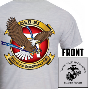 Combat Logistics Battalion 31 USMC Unit T-Shirt, CLB-31 USMC Unit logo, USMC gift ideas for men, Marine Corp gifts men or women CLB-31, Combat Logistics Battalion 31