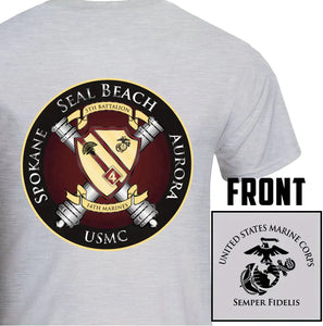 5th Bn 14th Marines USMC Unit T-Shirt, 5th Bn 14th Marines, USMC unit gear, 5th Bn 14th Marines logo, 5th Battalion 14th Marines logo, USMC gift ideas for men, Marine Corp gifts