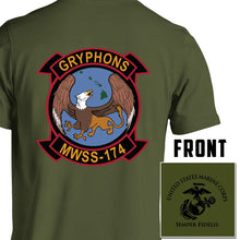 MWSS-174 USMC Unit T-Shirt, MWSS-174 logo, USMC gift ideas for men, Marine Corp gifts men or women 