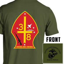 3rd Bn 8th Marines USMC Unit T-Shirt, 3rd Bn 8th Marines, USMC gift ideas for men, Marine Corp gifts men or women od green pt shirt