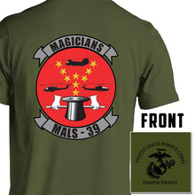 Marine Aviation Logistics Squadron 39 (MALS-39) USMC Unit T-Shirt, MALS-39 logo, USMC gift ideas for men, Marine Corp gifts men or women MALS-39 