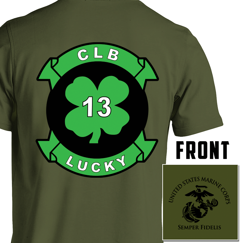 Combat Logistics Battalion-13 USMC Unit T-shirt, CLB-13 Marines Unit T-shirt, CLB-13 Unit T-shirt, USMC Unit T-shirt