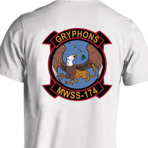 MWSS-174 USMC Unit T-Shirt, MWSS-174 logo, USMC gift ideas for men, Marine Corp gifts men or women 