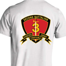 2dBn 3d Marines USMC Unit T-Shirt, 2ndBn 3rd Marines logo, USMC gift ideas for men, Marine Corp gifts men or women 2nd Bn 3rd Marines, Second Battalion Third Marines