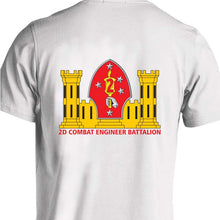 2nd Combat Engineer Battalion (2nd CEB) USMC Unit T-Shirt, 2nd CEB USMC Unit Logo, USMC gift ideas for men, Marine Corp gifts men or women 2D CEB, 2d Combat Engineer Bn