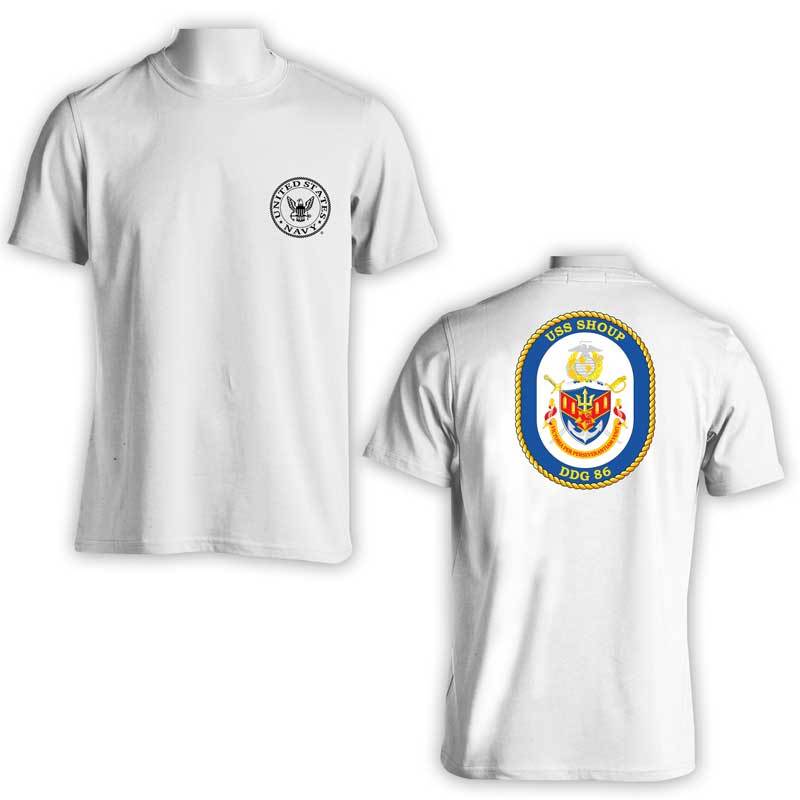 USS Shoup T-Shirt, DDG 86, DDG 86 T-Shirt, US Navy T-Shirt, US Navy Apparel