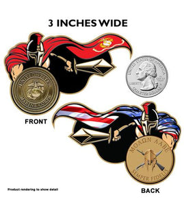 USMC Spartan Challenge Coin