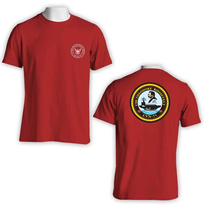 USS Theodore Roosevelt T-Shirt, CVN 71, CVN-71 T-Shirt, US Navy T-Shirt, US Navy Apparel