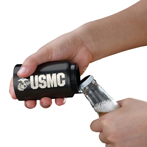 USMC Push Down-Pop Off Bottle Opener