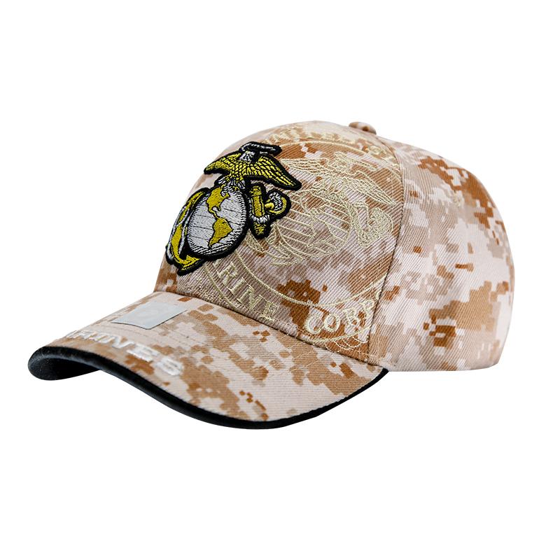 United States Marine Corps Desert Camo Embroidered Cover-Hat, USMC Cover, USMC Hat