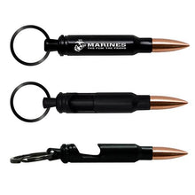 USMC Bullet Bottle Opener Keychain