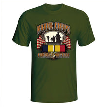 USMC Combat Veteran Ribbon OD Green T-Shirt